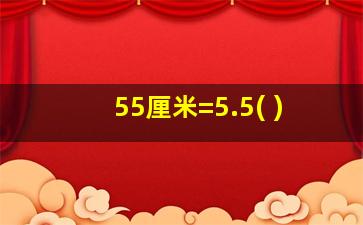 55厘米=5.5( )